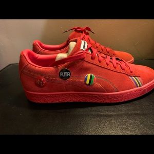 Puma Red Suede size 10